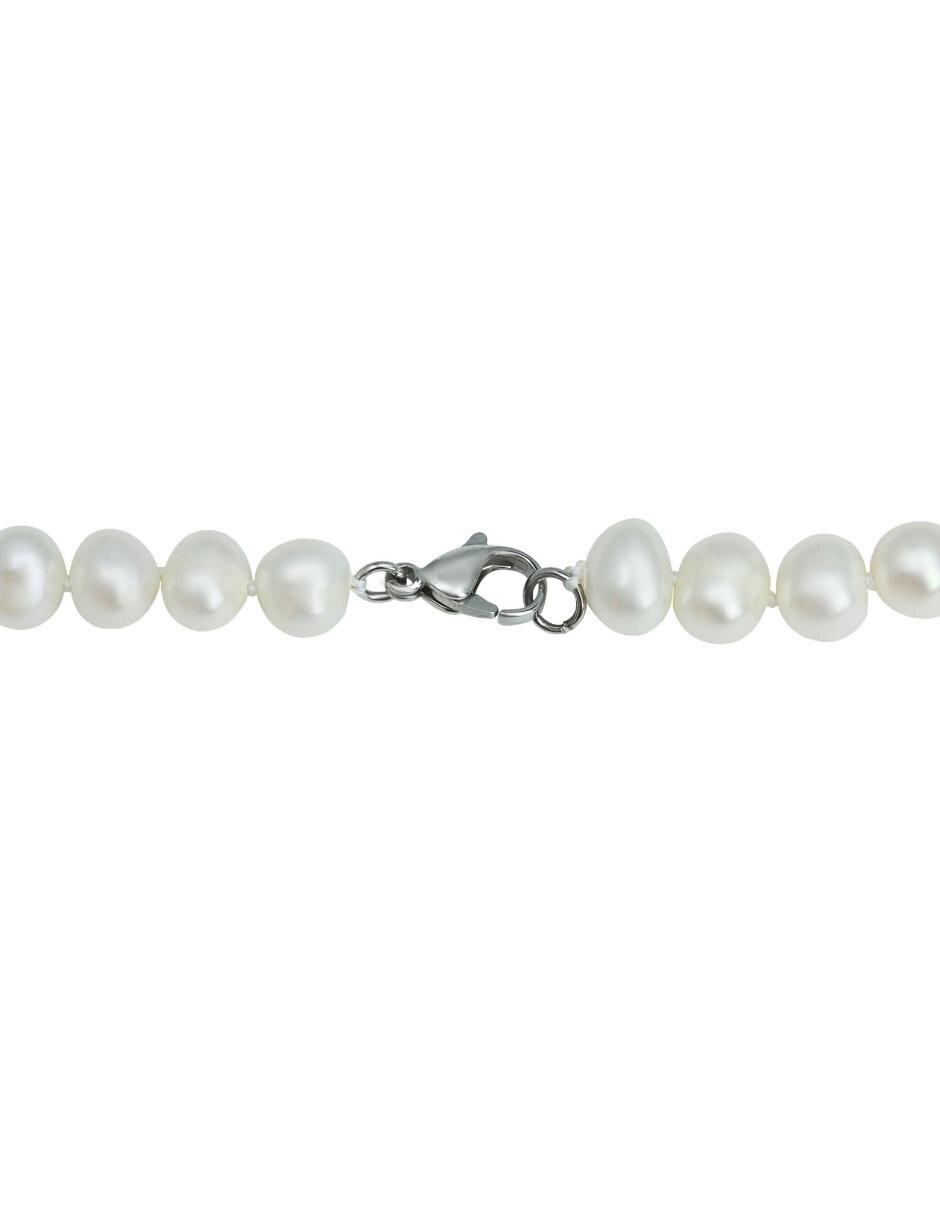 Pulsera con perla acabado liso 2