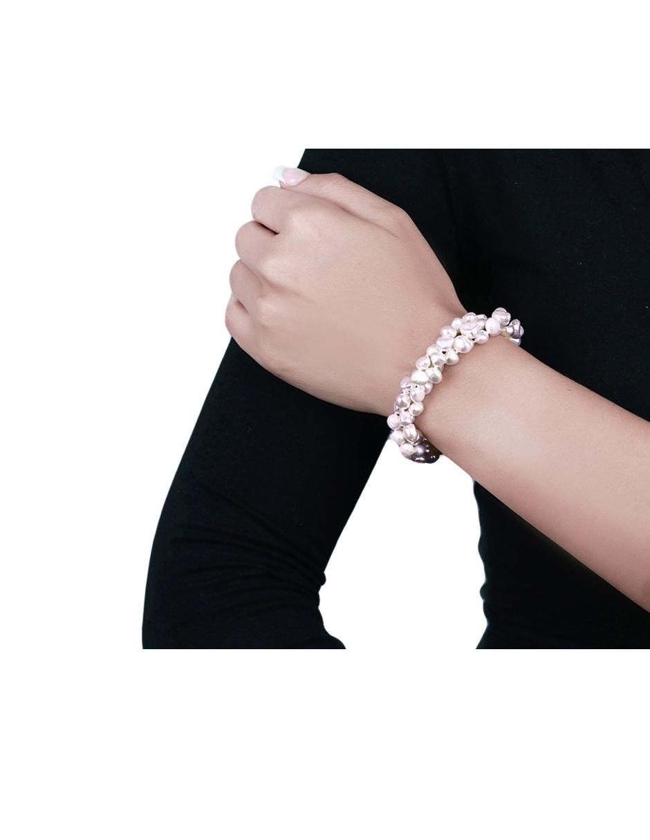 Pulsera con perla acabado mate 3