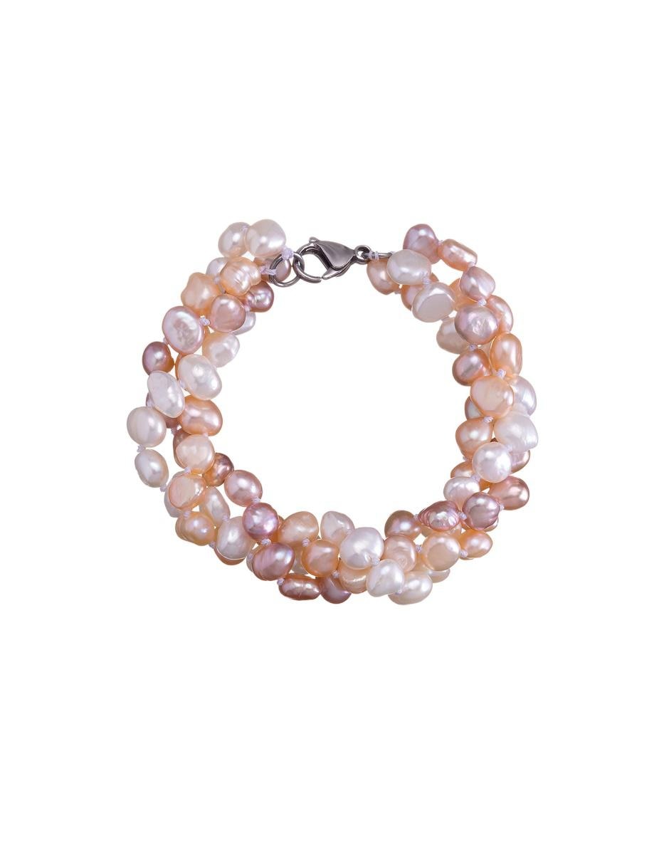 Pulsera con perla acabado lustre