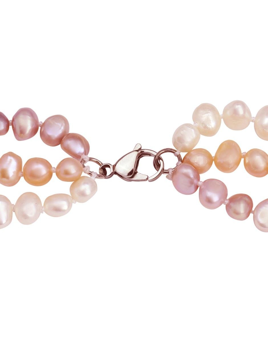 Pulsera con perla acabado lustre 2