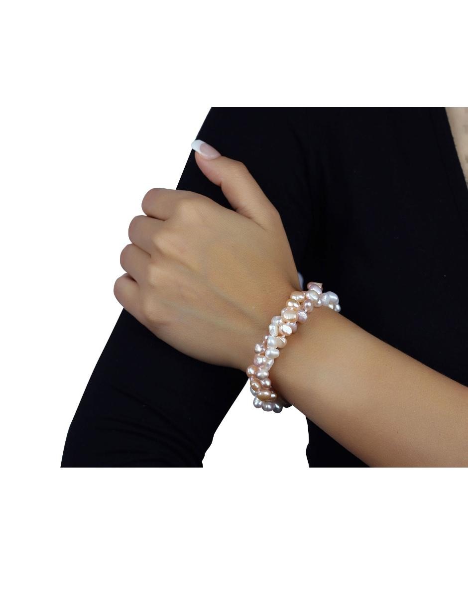 Pulsera con perla acabado lustre 3