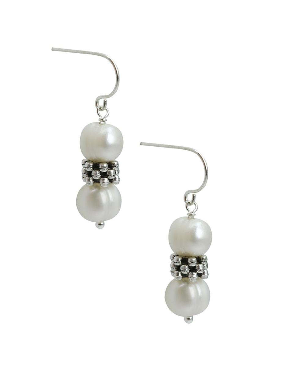 Aretes y collar perla 2