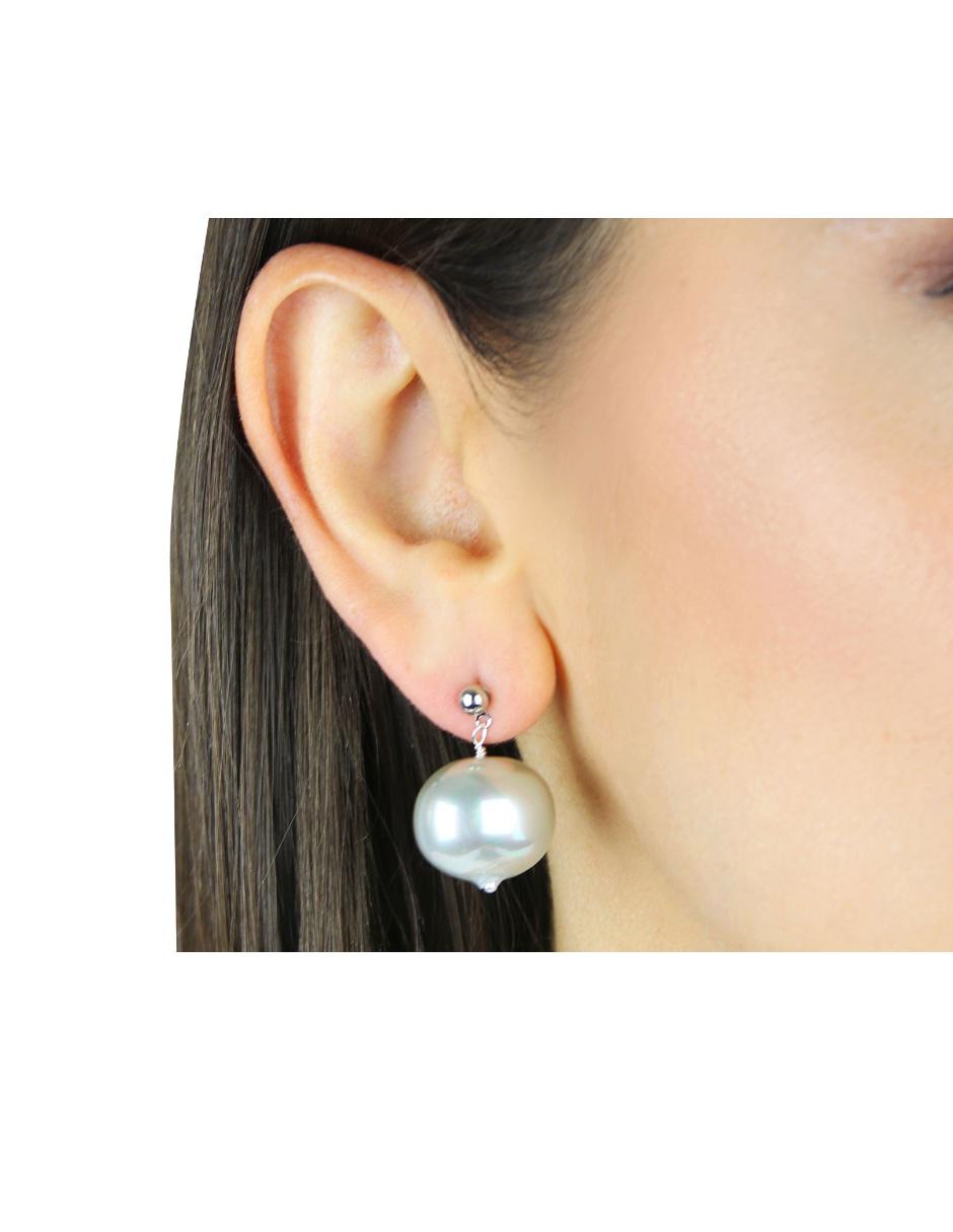 Aretes con acabado brillante 3