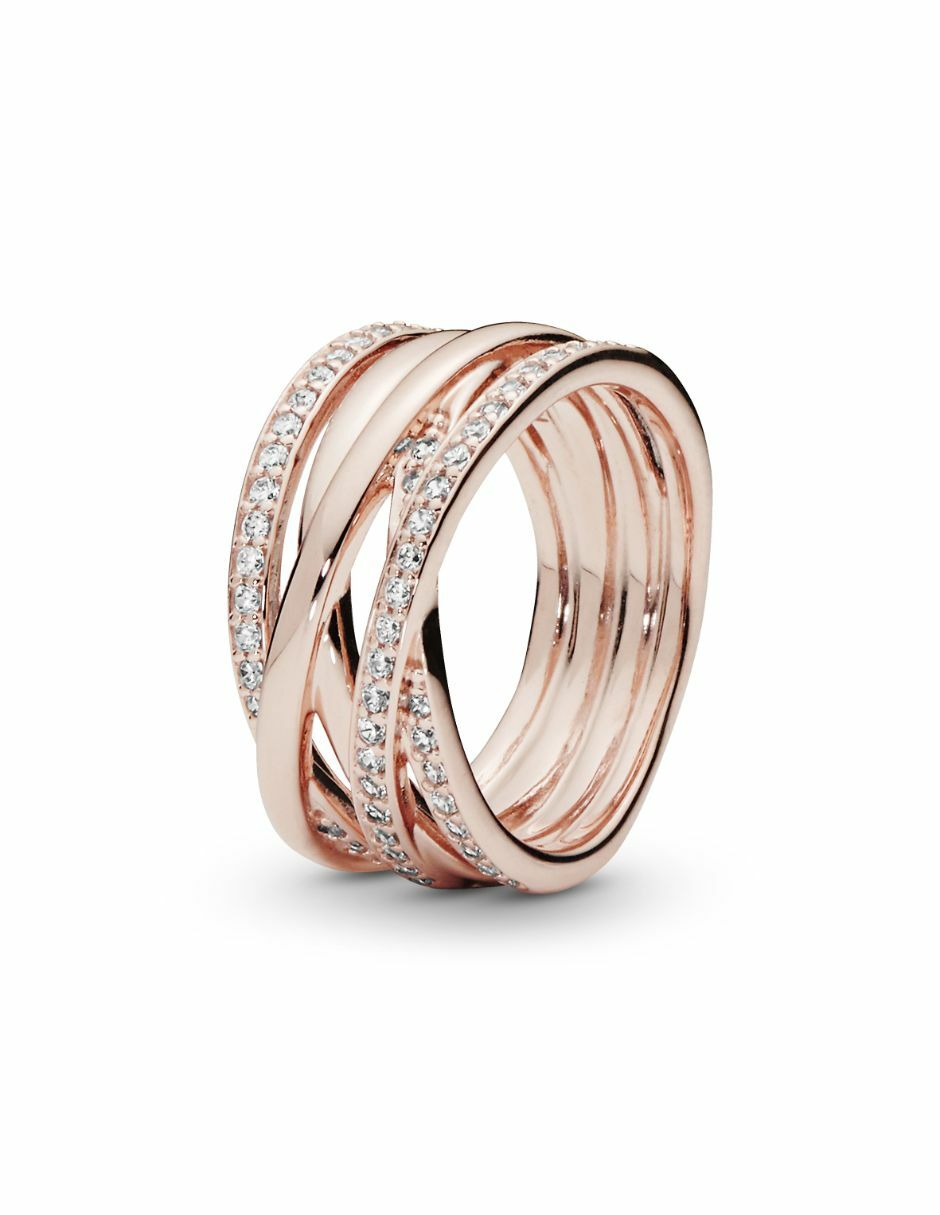 Anillo P 925 de plata circonita pavé