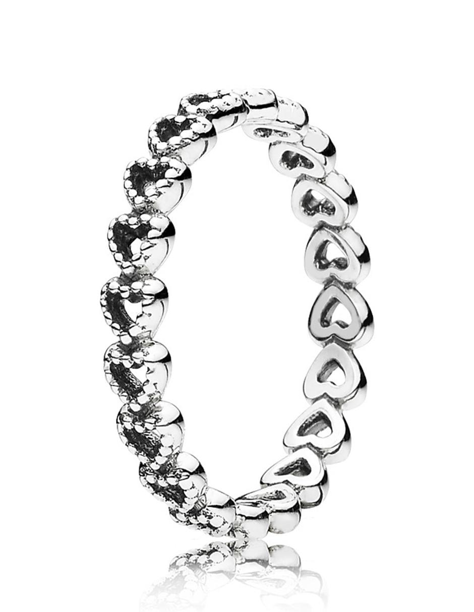 Anillo de corazón P 925 de plata pulido Anillo de corazón P 925 de plata pulido