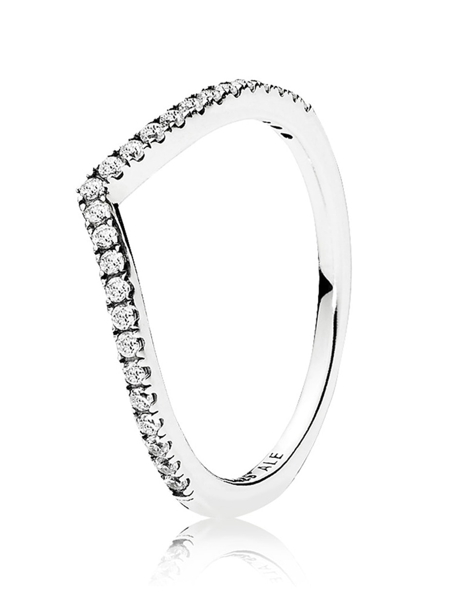 Anillo P 925 de plata circonita pavé