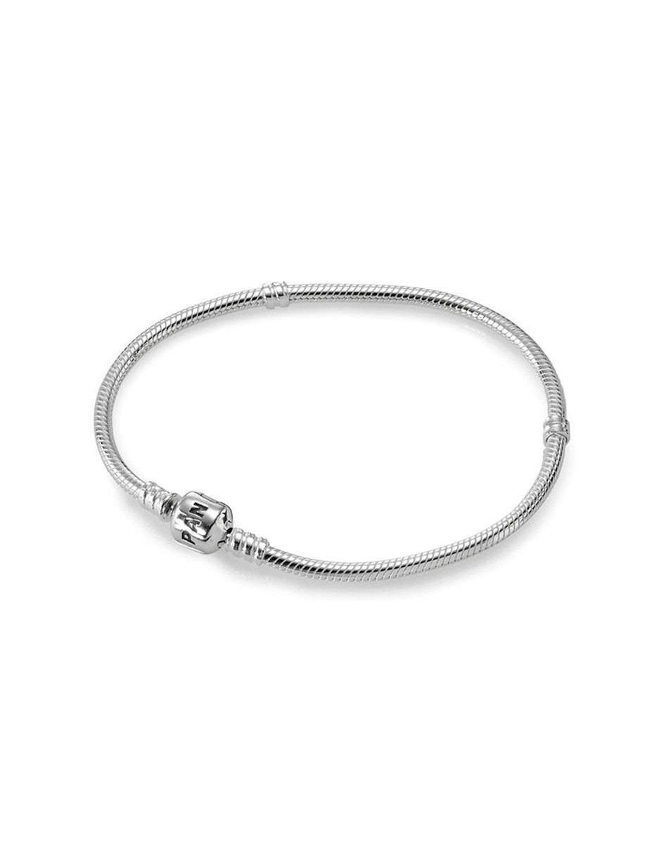 Pulsera de plata acabado lustre