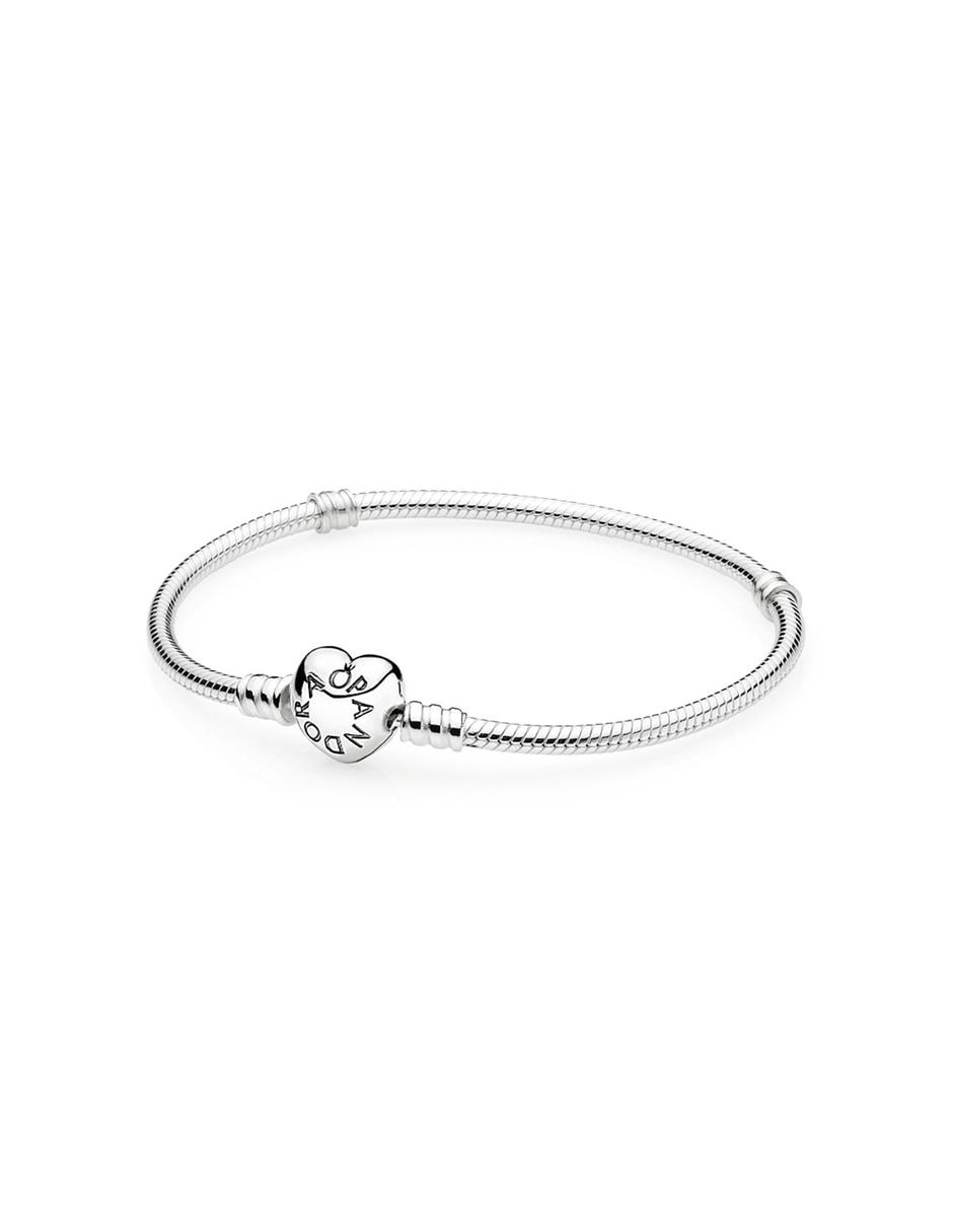 Pulsera Pandora de plata Moments con acabado liso