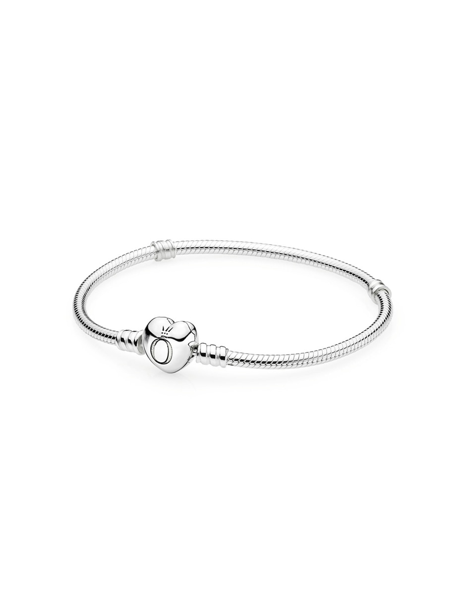 Pulsera Pandora de plata Moments con acabado liso