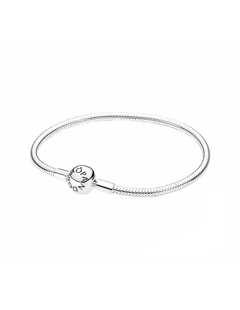 Pulsera de plata acabado lustre