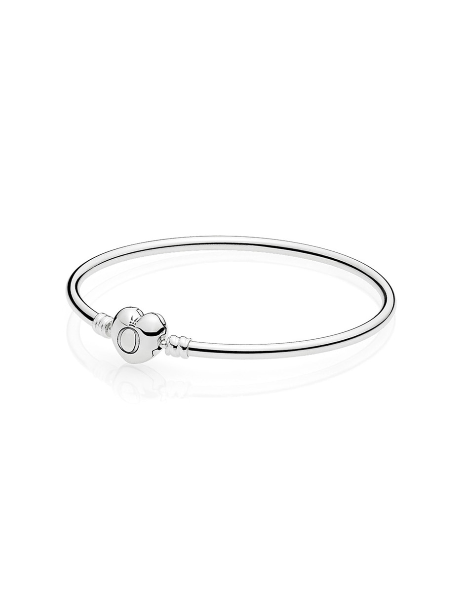 Pulsera de plata acabado lustre