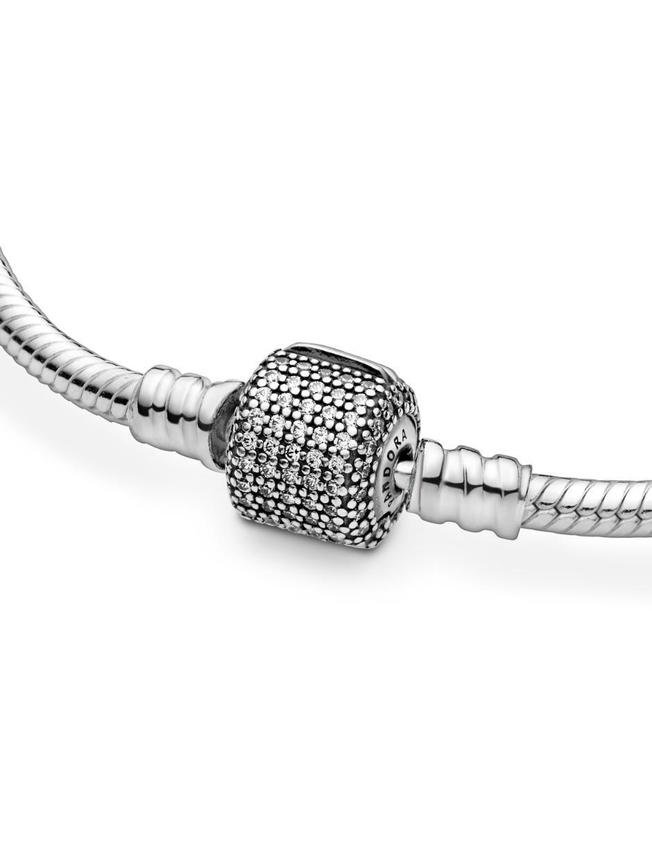 Aro de plata con zirconia cúbica P 925 acabado pulido 2