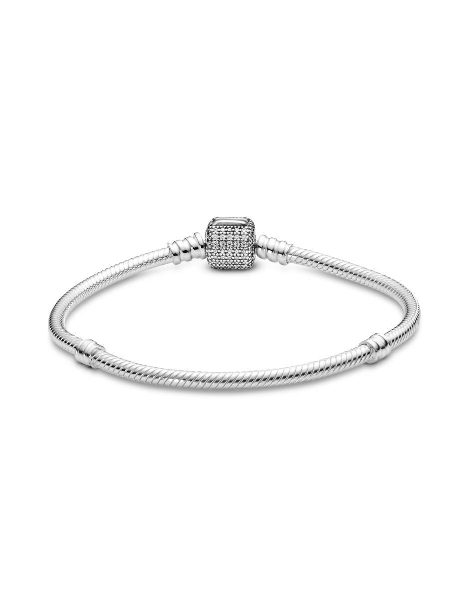 Aro de plata con zirconia cúbica P 925 acabado pulido 3