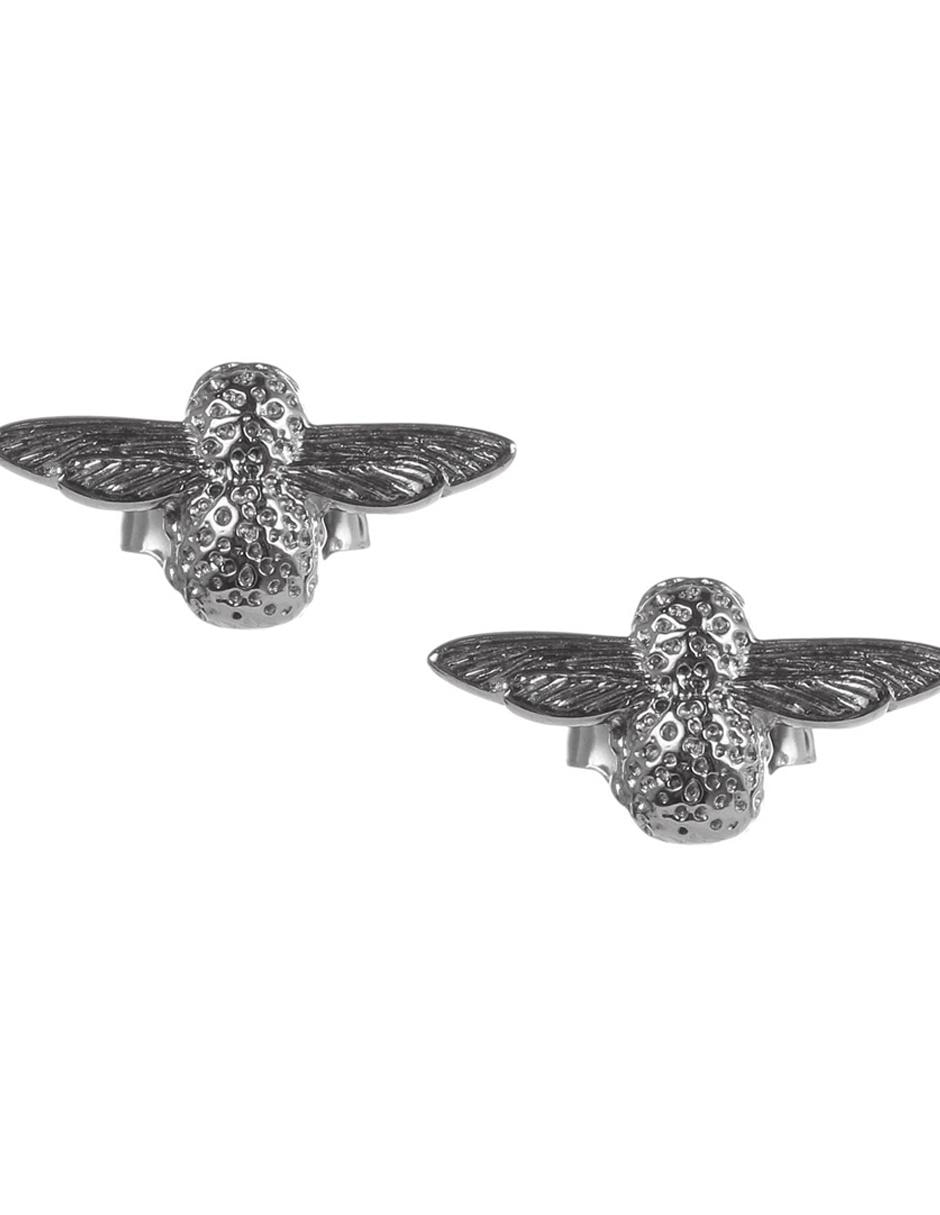 Aretes de abeja con acabado brillante Aretes de abeja con acabado brillante