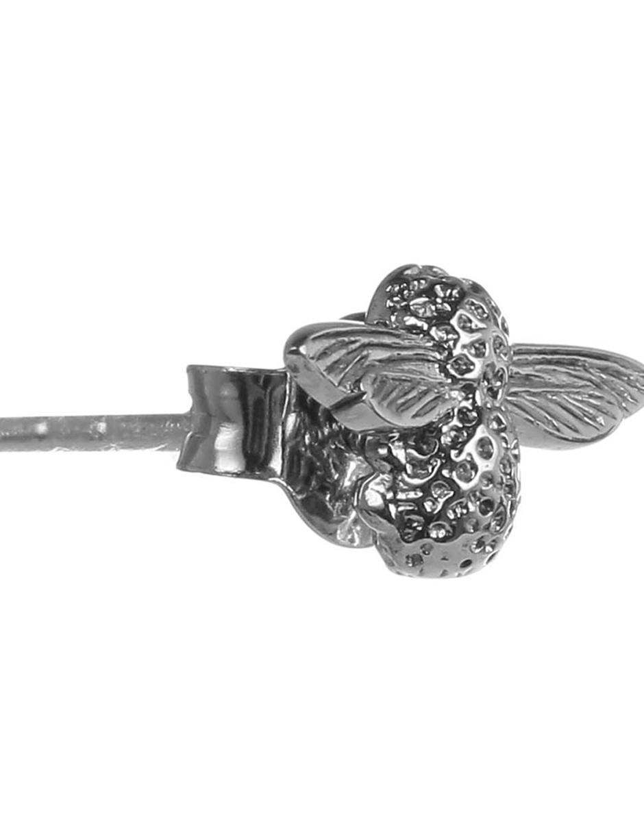 Aretes de abeja con acabado brillante 2