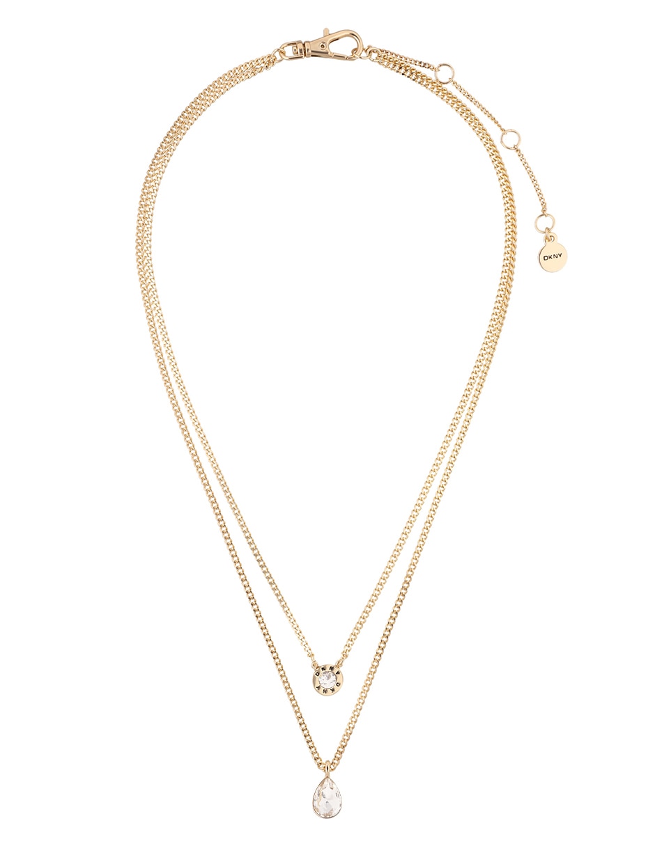 Collar de varios hilos No aplica de (si aplica) Gota Sin familia o colección de Acero Sin kilataje 4