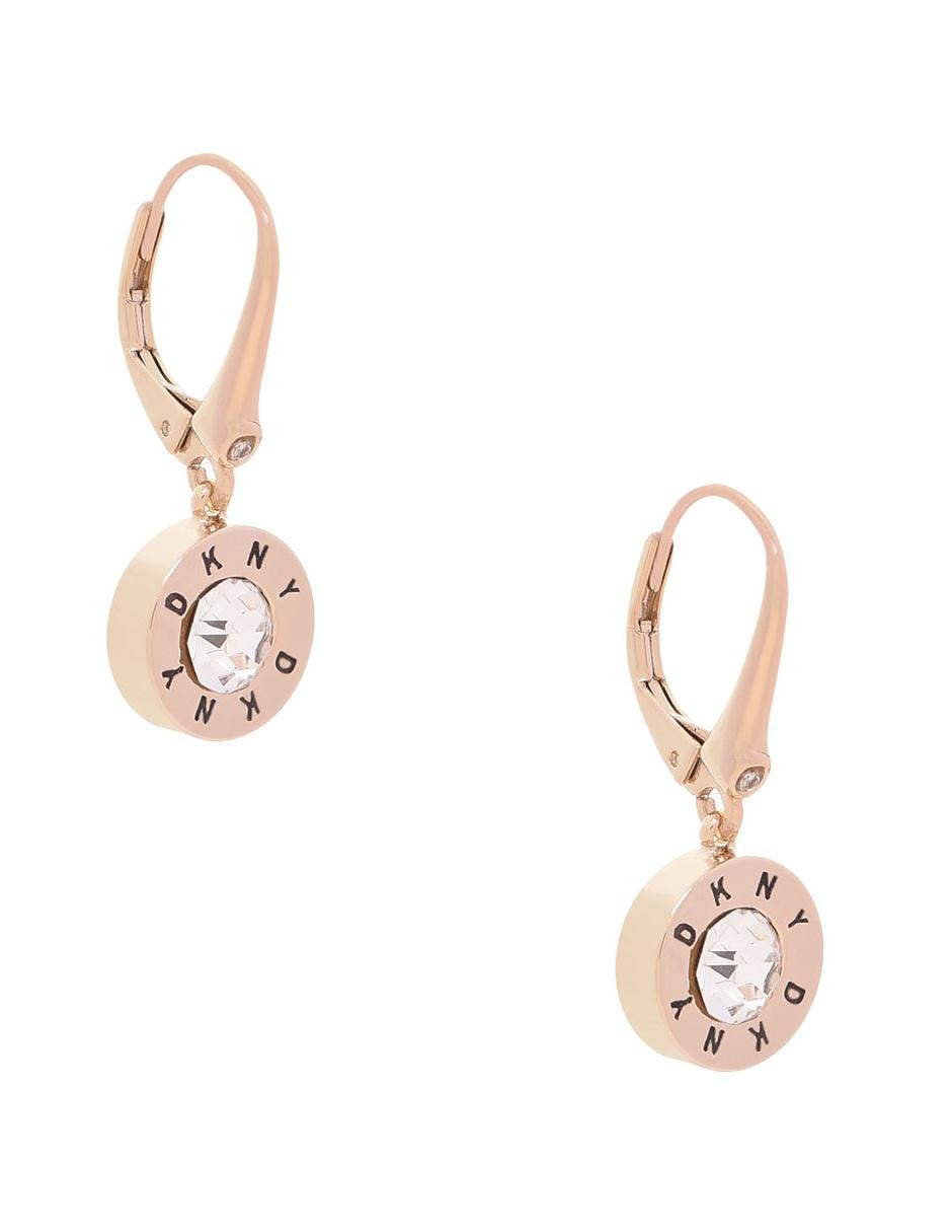 Aretes con acabado brillante cristal 2
