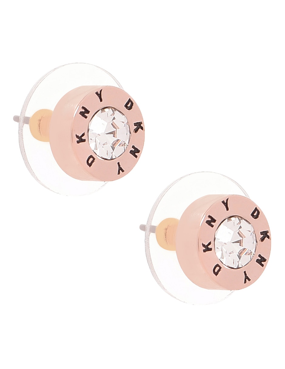 Aretes con acabado brillante cristal 2