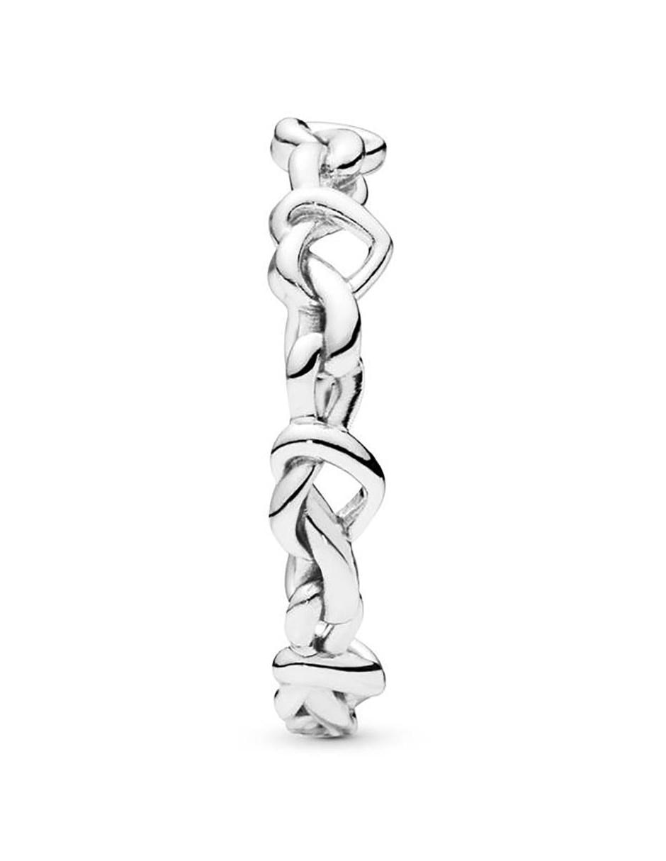 Anillo de cadena P 925 de plata pulido