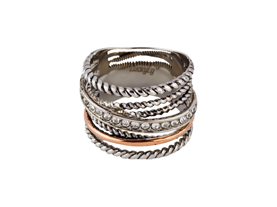 Anillo zirconia cúbica pulido