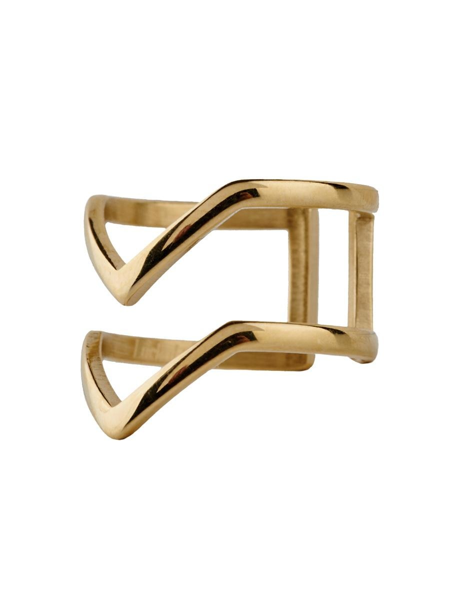 Anillo 18 k pulido 3