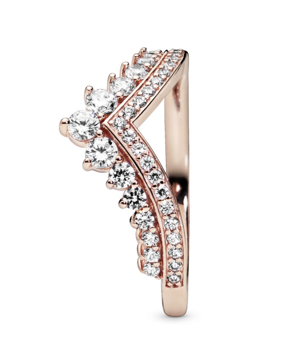 Anillo de corona P 925 de plata cristal pavé 3