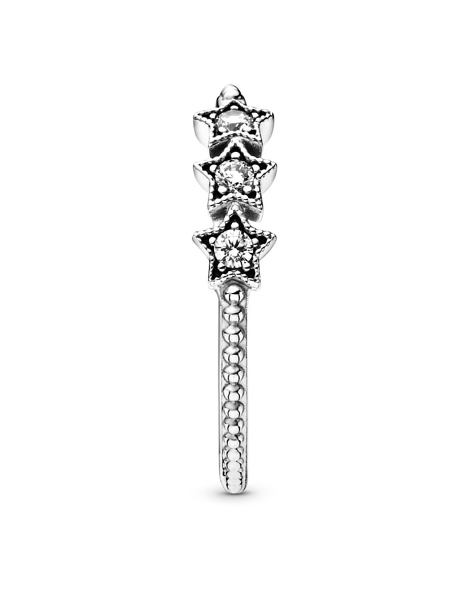 Anillo de estrella P 925 de plata diamante pavé 3