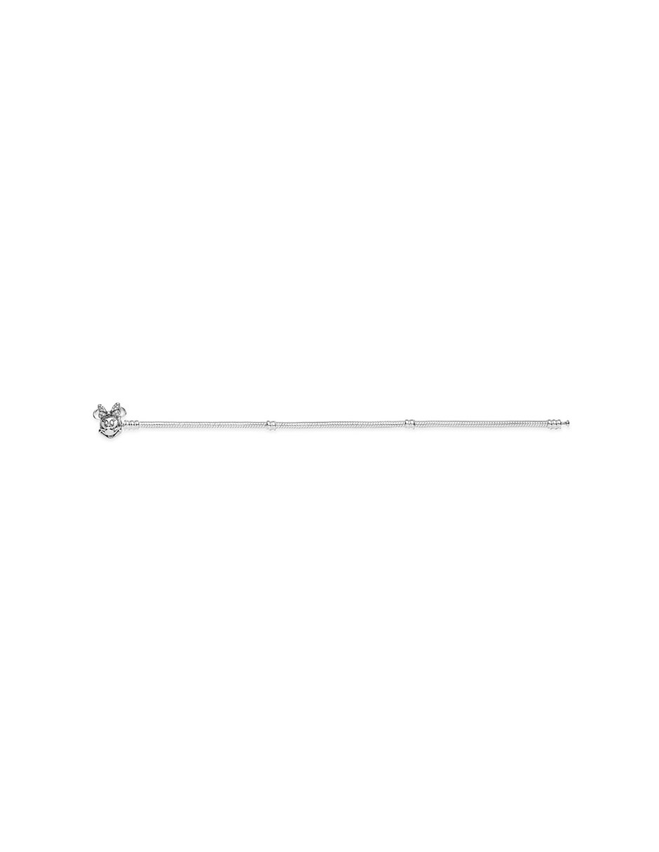 Pulsera de plata Disney Minnie acabado pavé 3