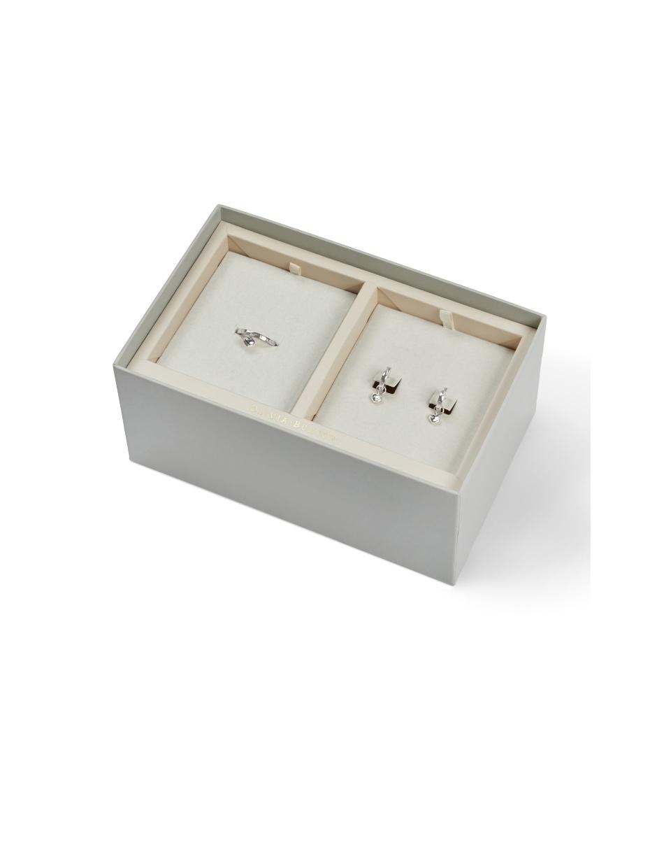 Set anillo P 925 cristal brillante