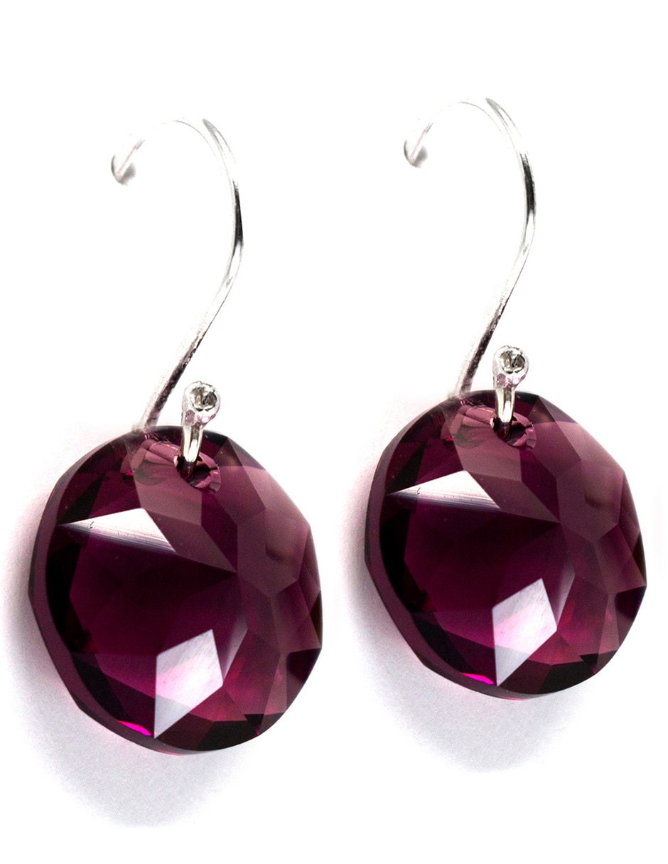 Aretes y collar p 925 cristal 2