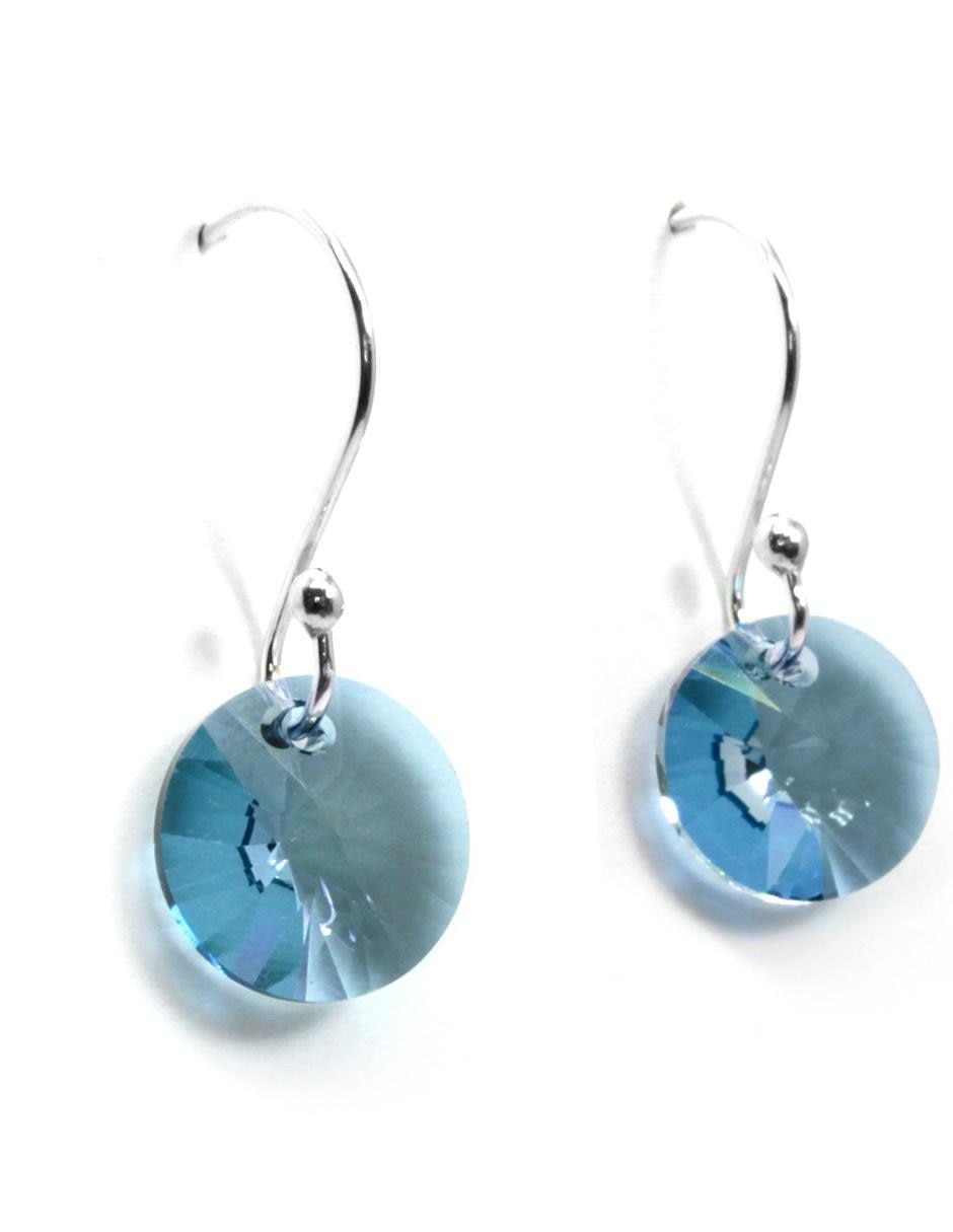 Aretes y collar p 925 cristal 2