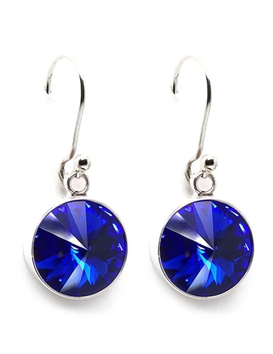 Aretes de plata con acabado pavé cristal Aretes de plata con acabado pavé cristal