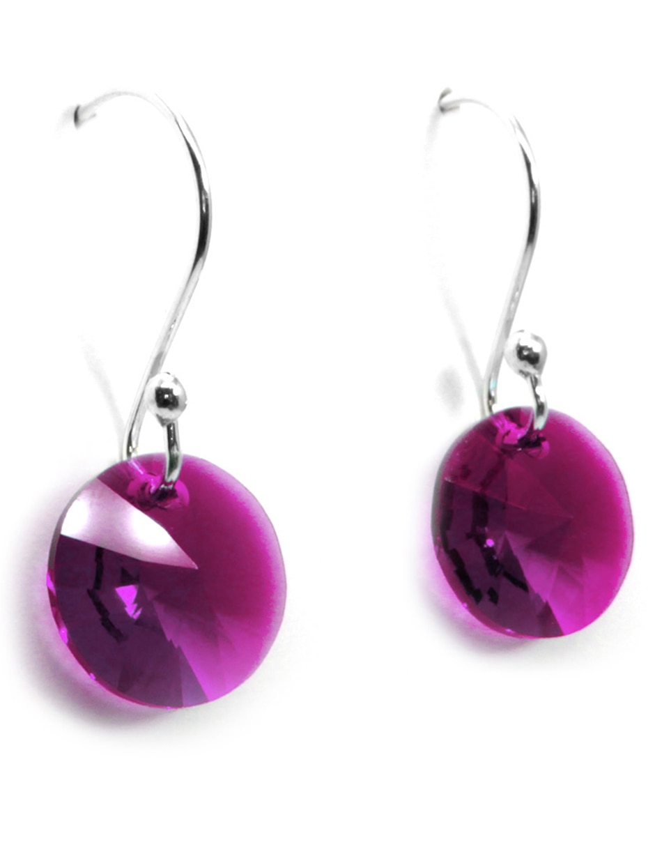 Aretes y collar p 925 cristal 2