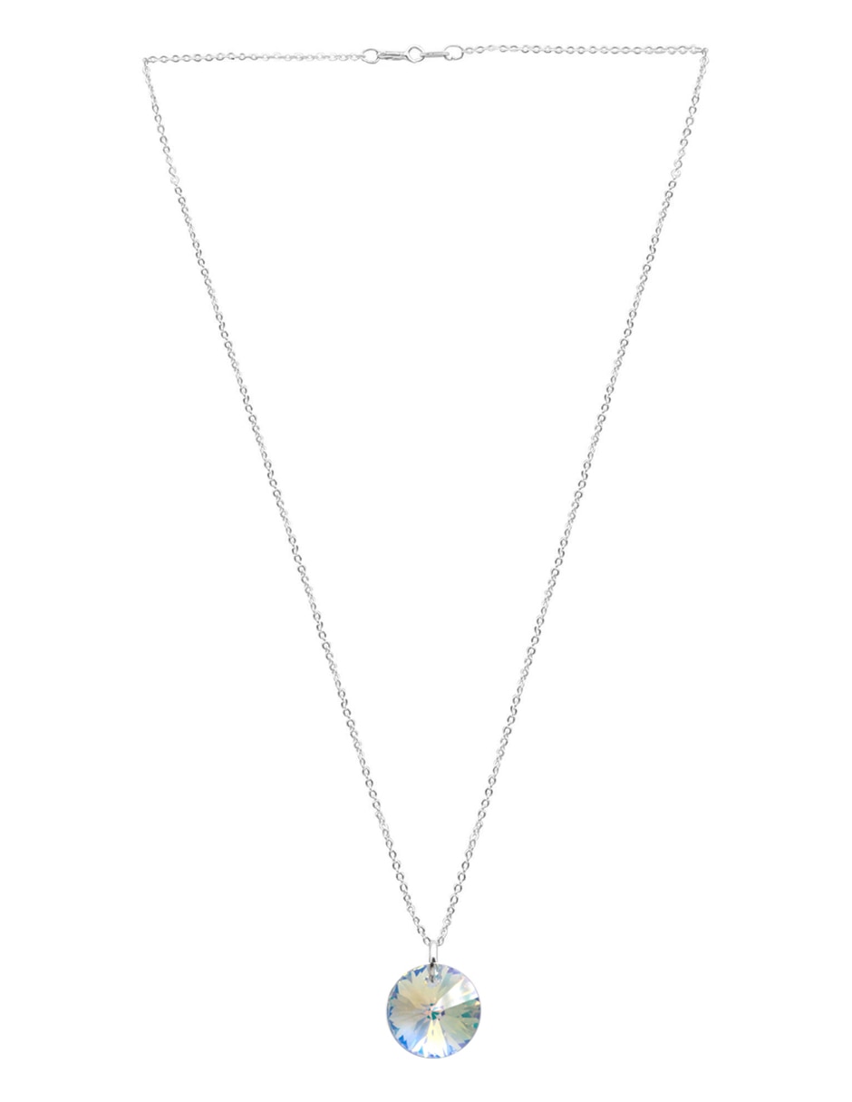 Aretes y collar p 925 cristal 2