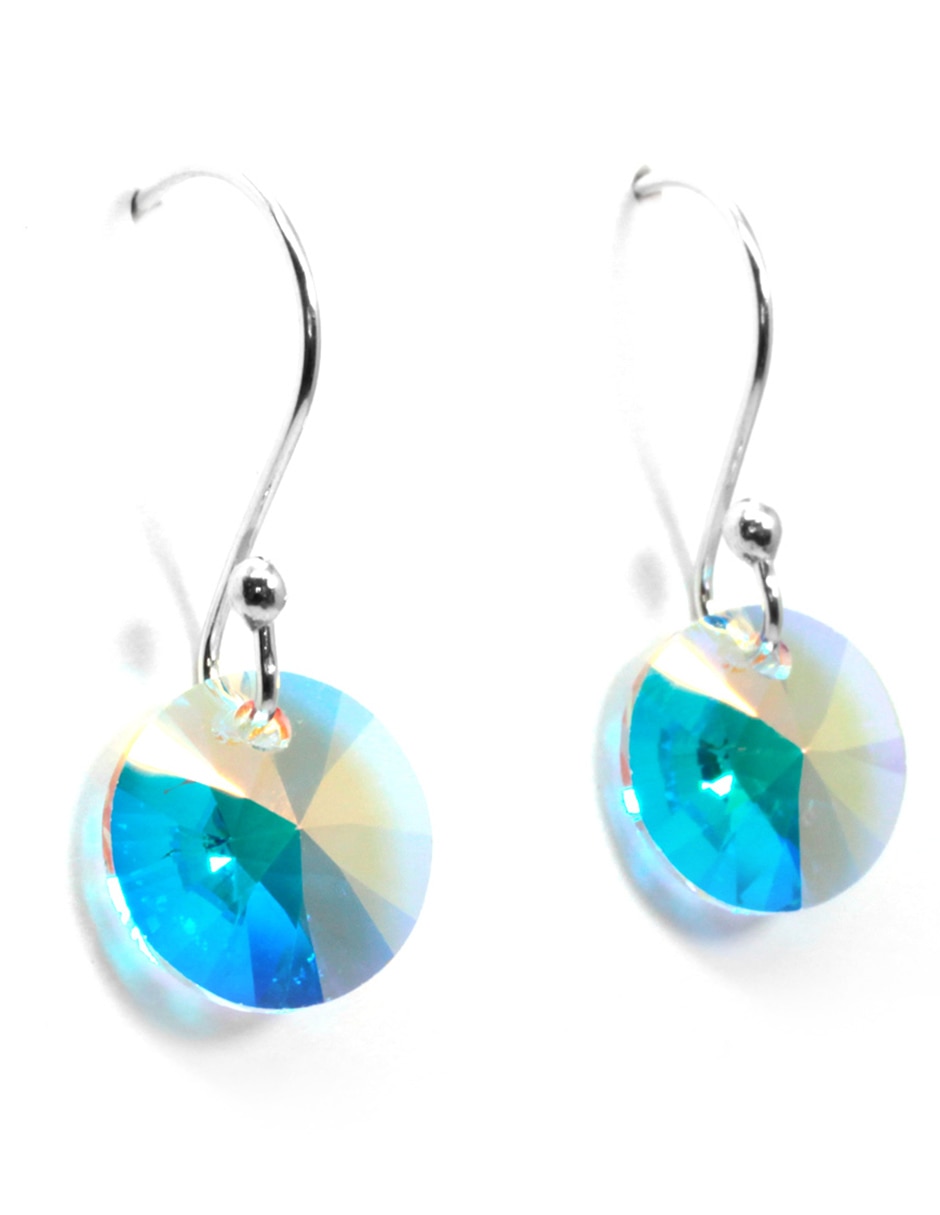 Aretes y collar p 925 cristal 3