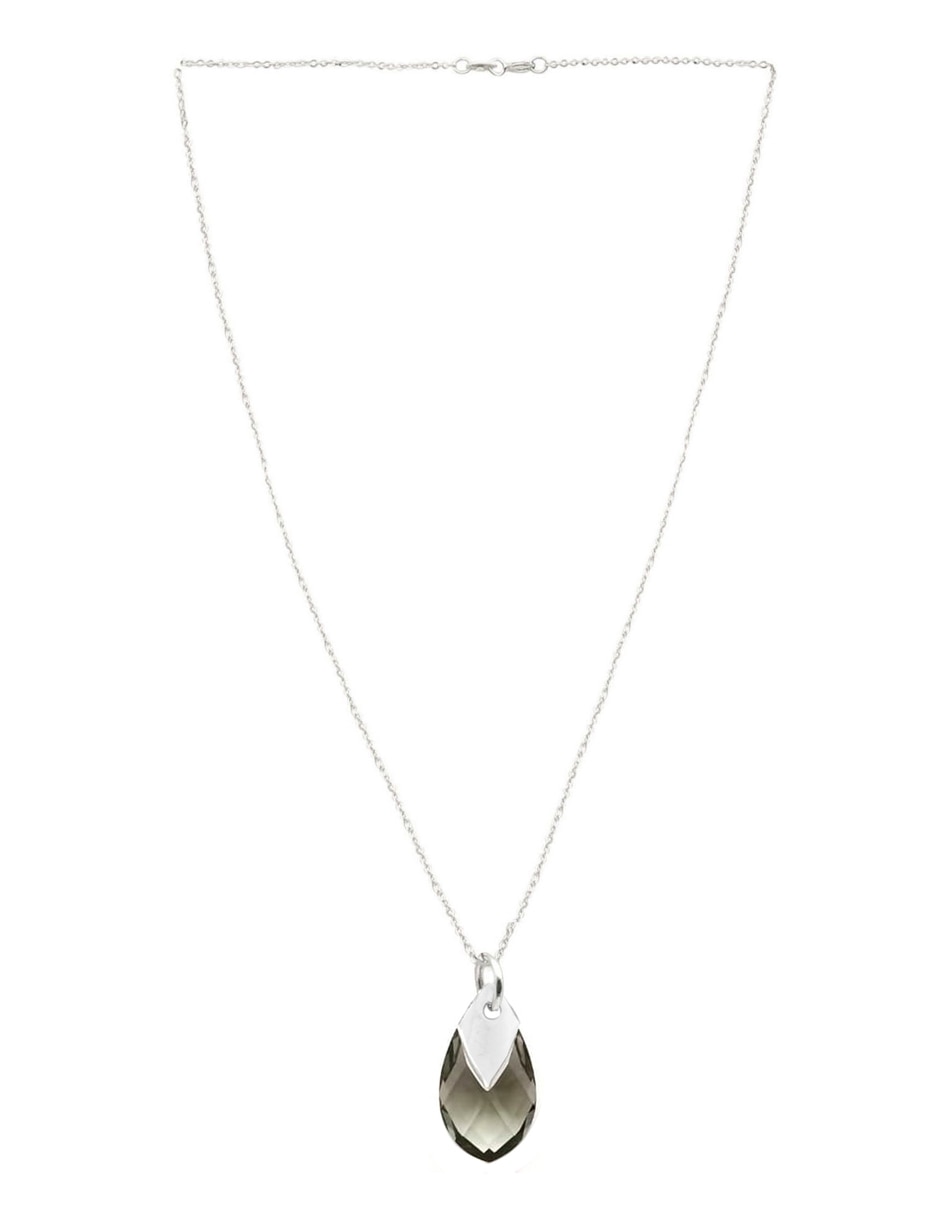 Aretes y collar p 925 cristal 2