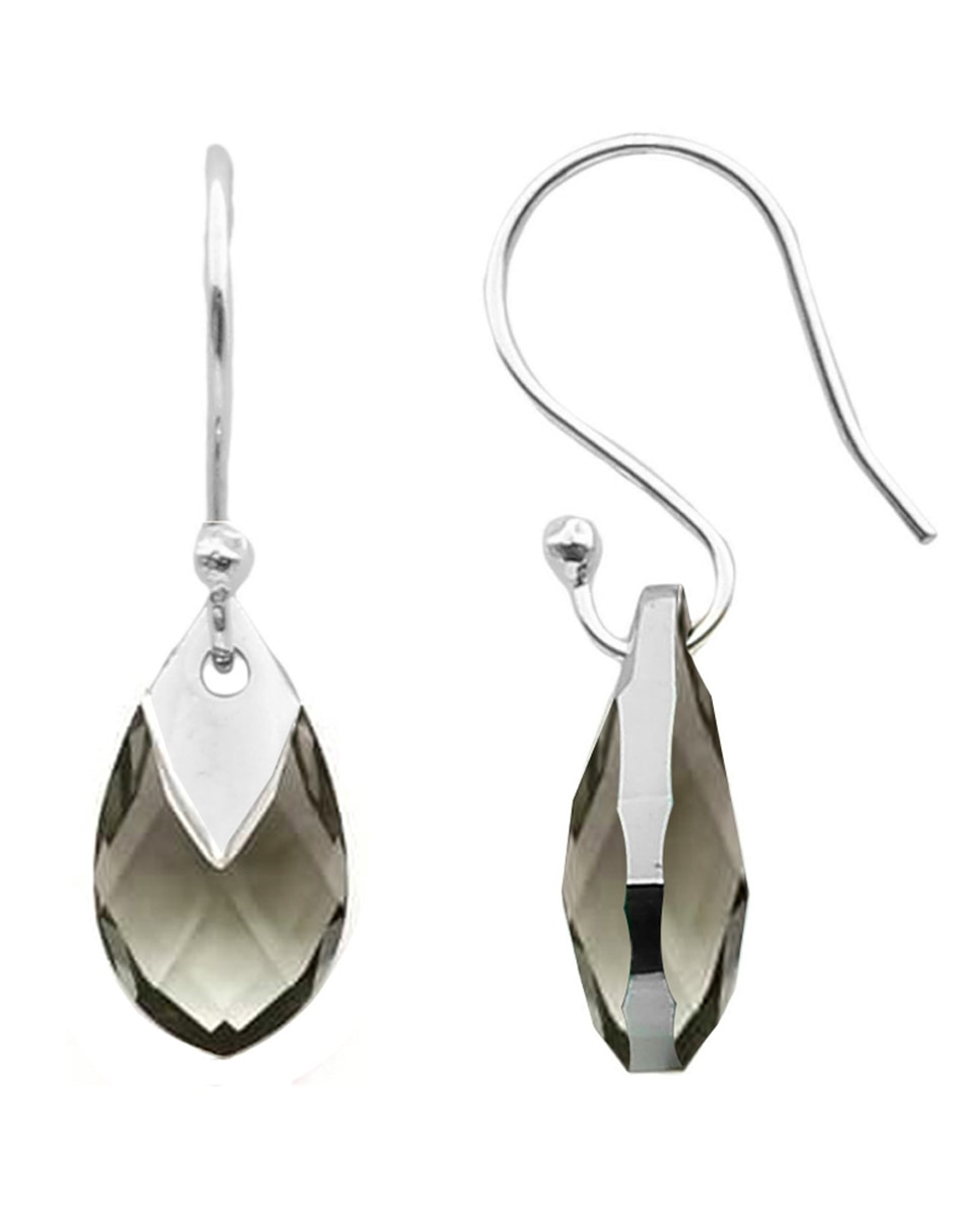 Aretes y collar p 925 cristal 3
