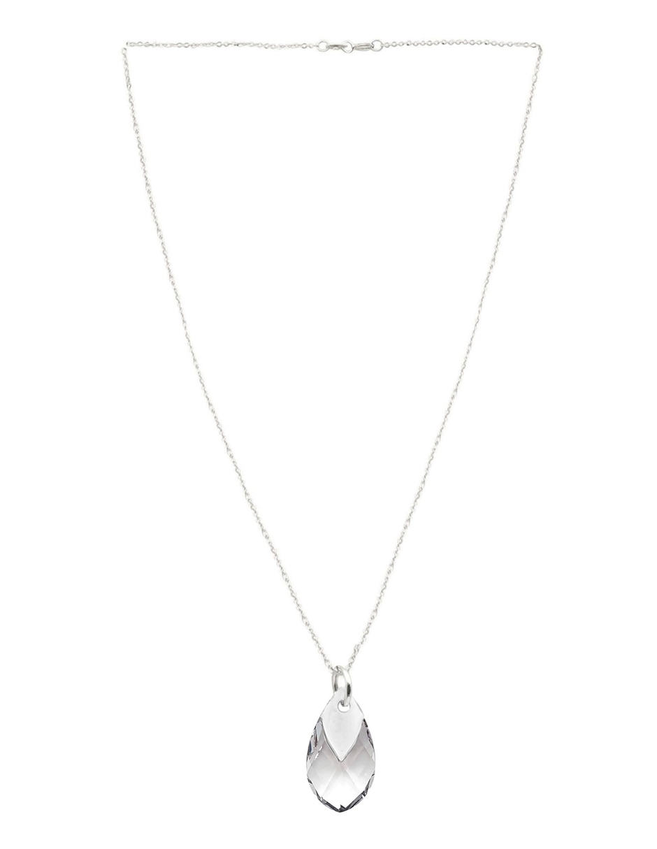 Aretes y collar p 925 cristal 3