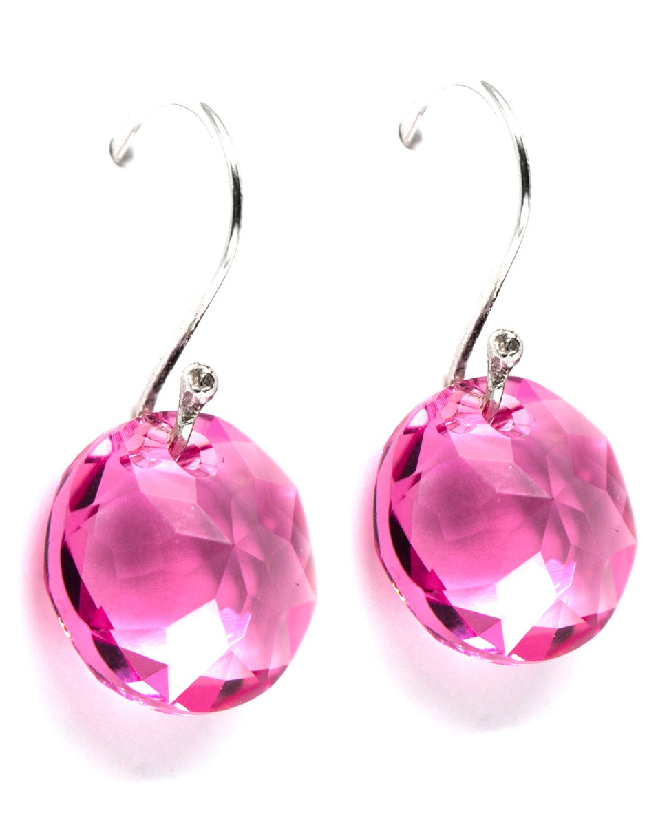 Aretes y collar p 925 cristal 2