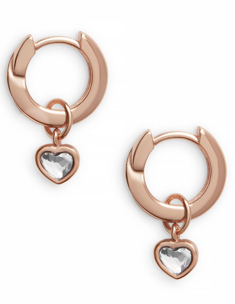 Aretes de plata cristal 2