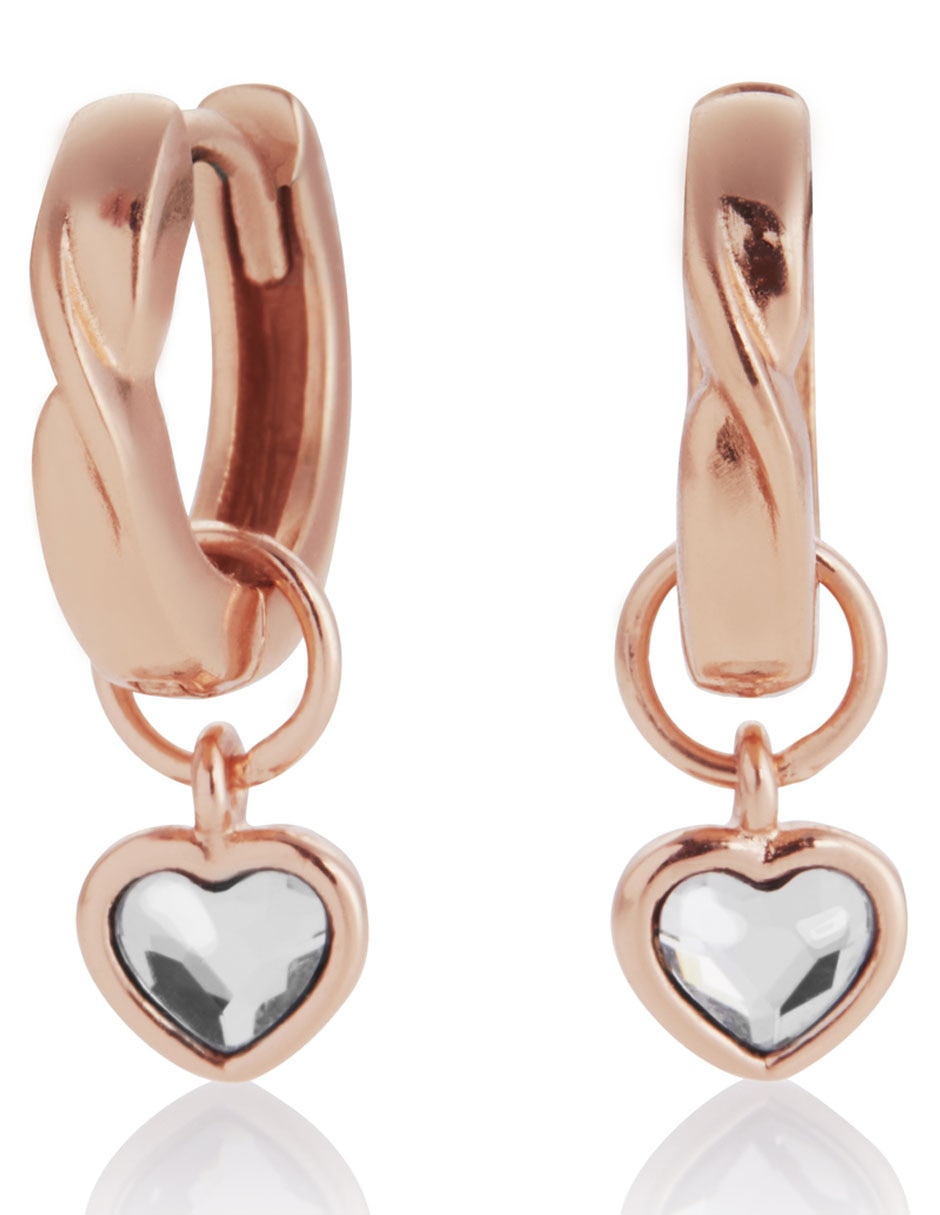 Aretes de plata cristal 3