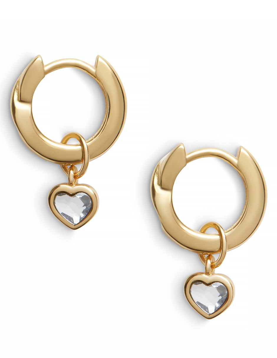 Aretes de plata cristal