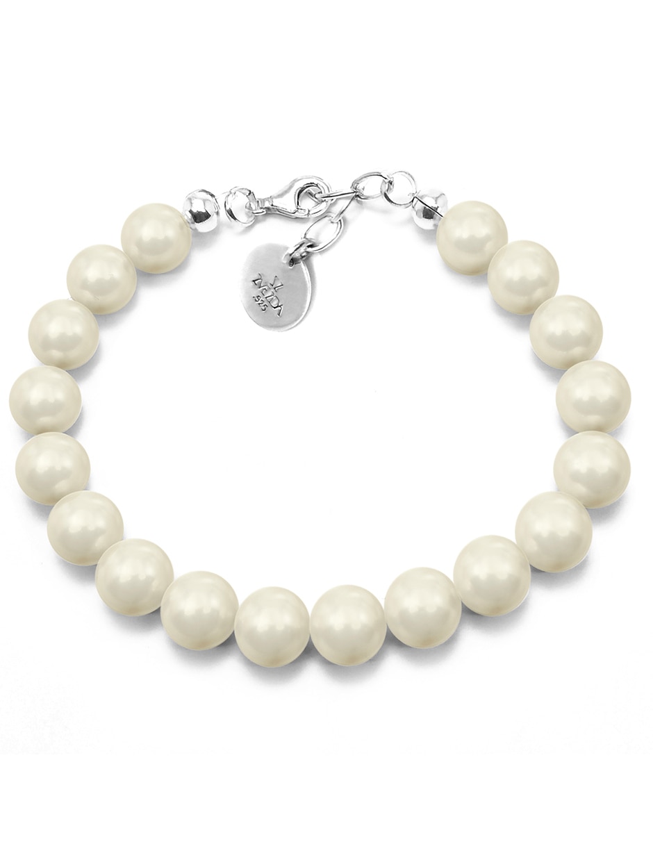 Pulsera de plata con perla Pulsera de plata con perla