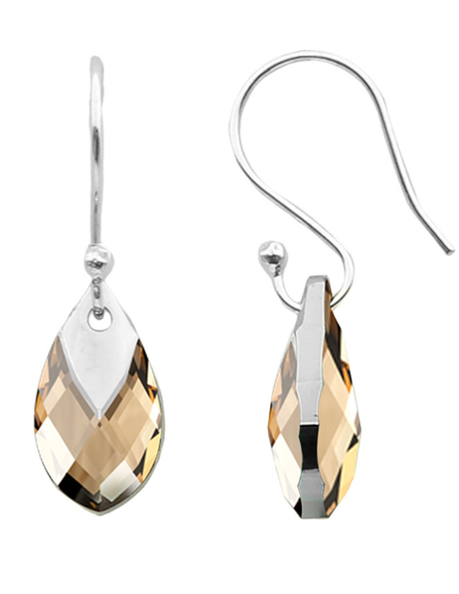 Aretes y collar p 925 cristal 3