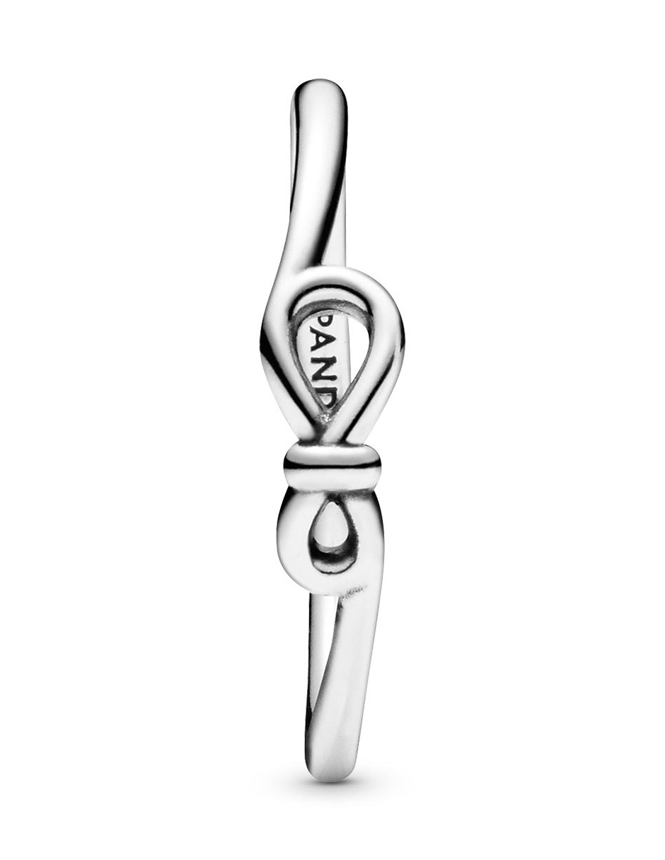 Anillo de nudo P 925 de plata pulido