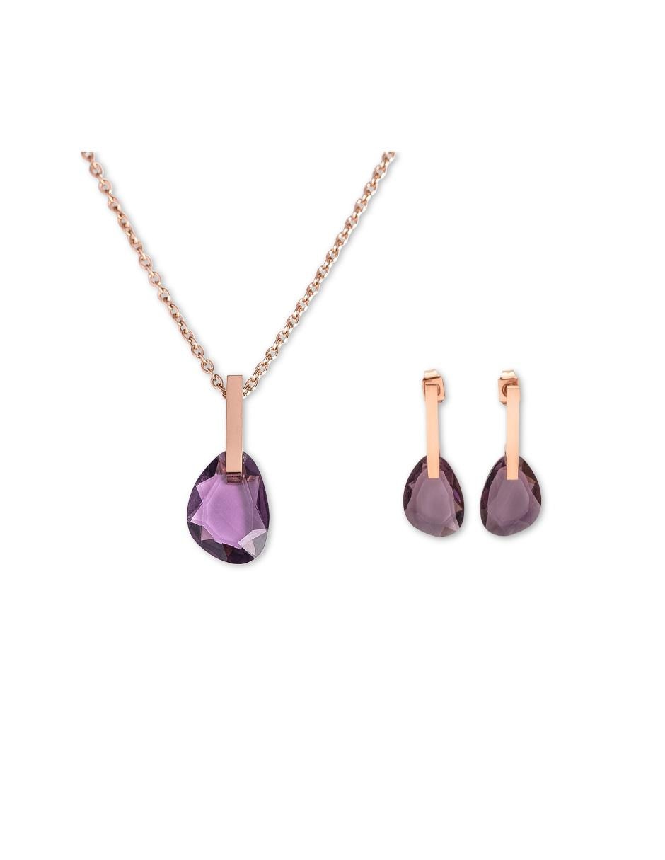 Set aretes y collar 18 k Set aretes y collar 18 k