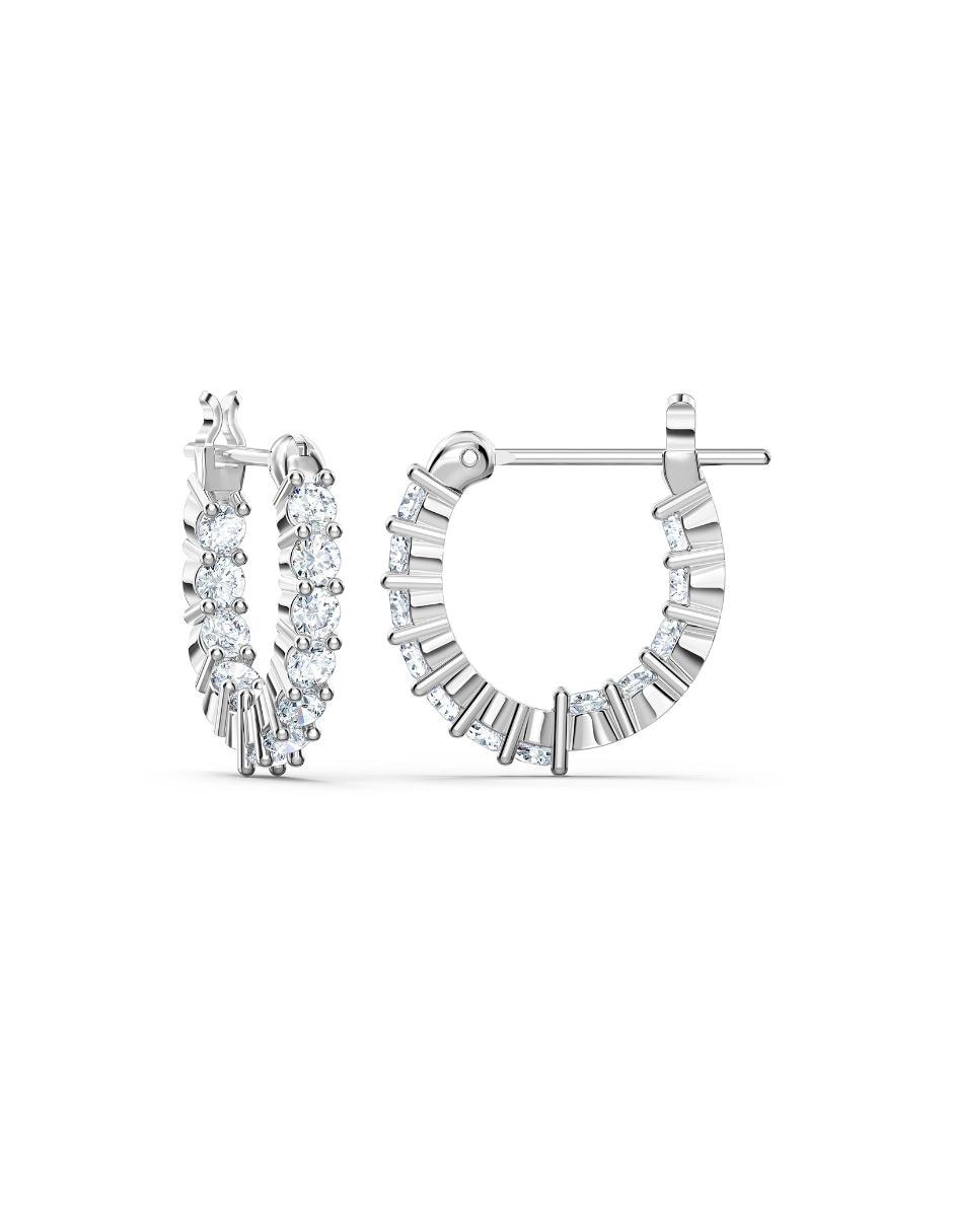 Aretes de plata con acabado brillante 2