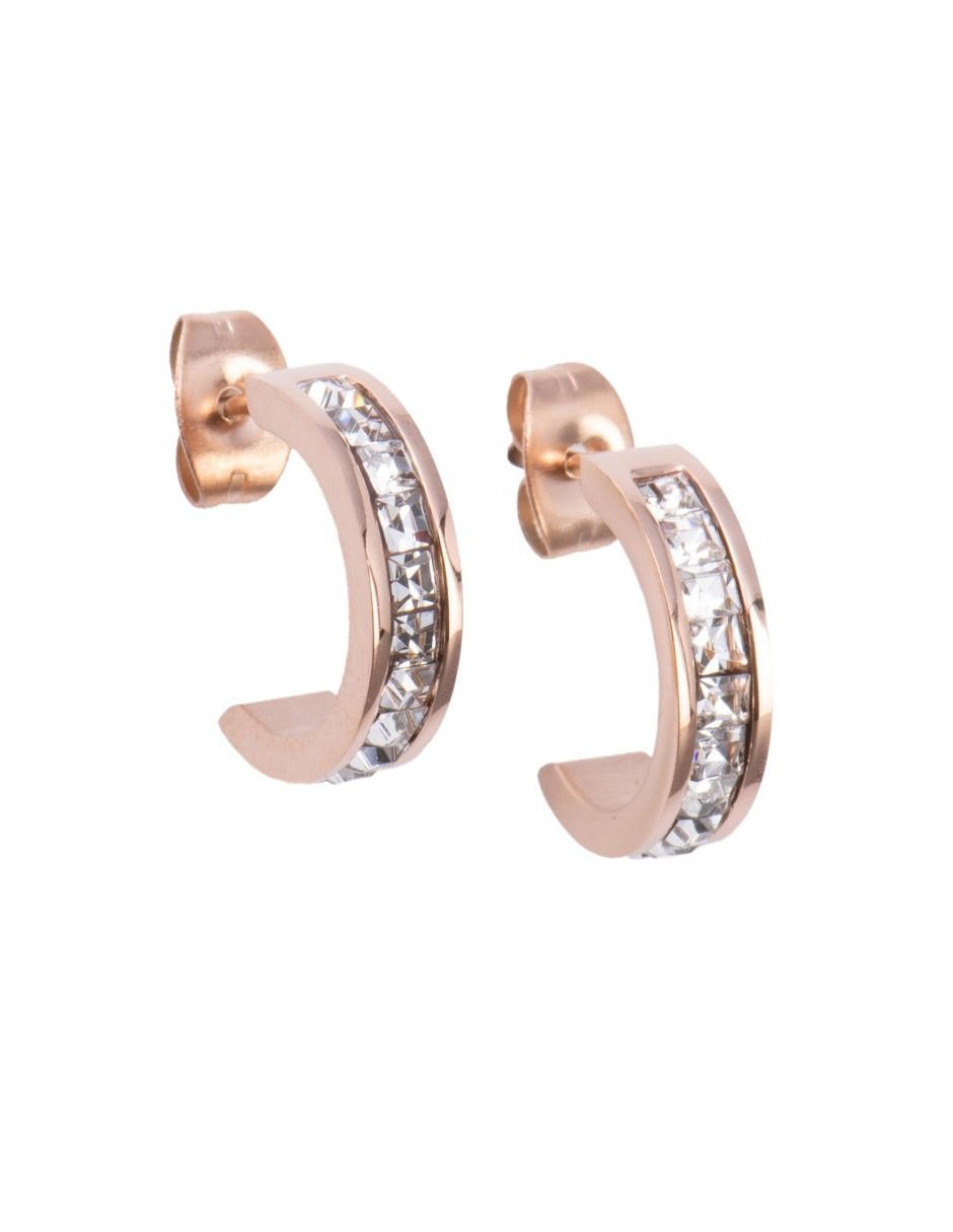 Aretes huggies zirconia 1