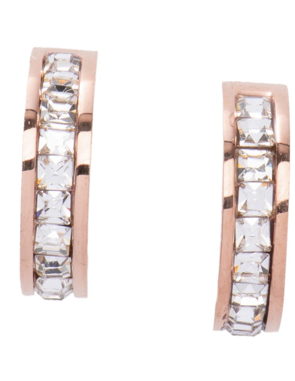 Aretes huggies zirconia 3