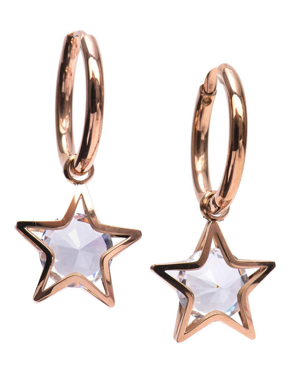 Aretes de estrella con acabado brillante 4